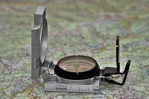 how do i learn about and practice outdoor navigation with a map and compass