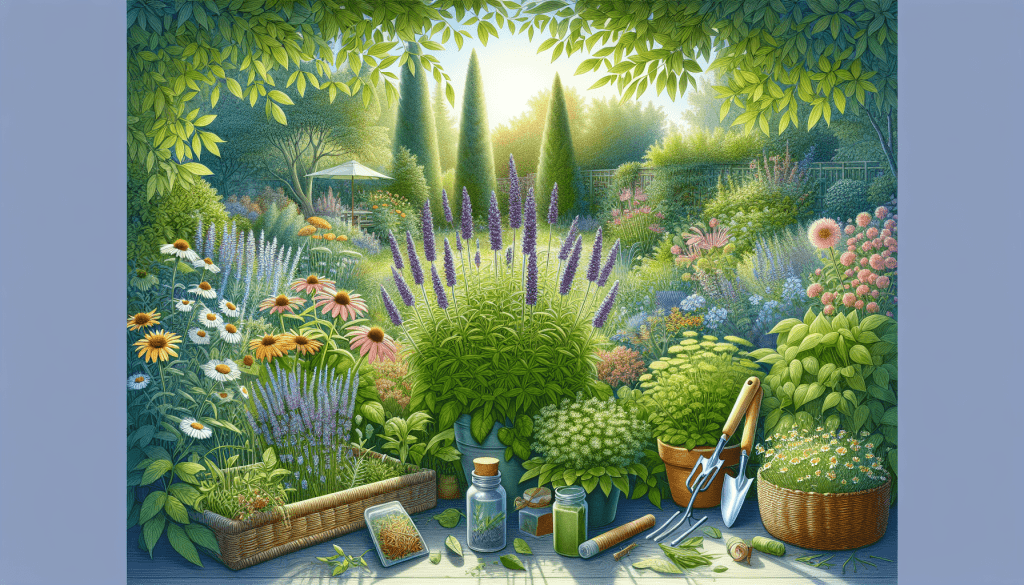 how do i establish a garden with a focus on medicinal herbs