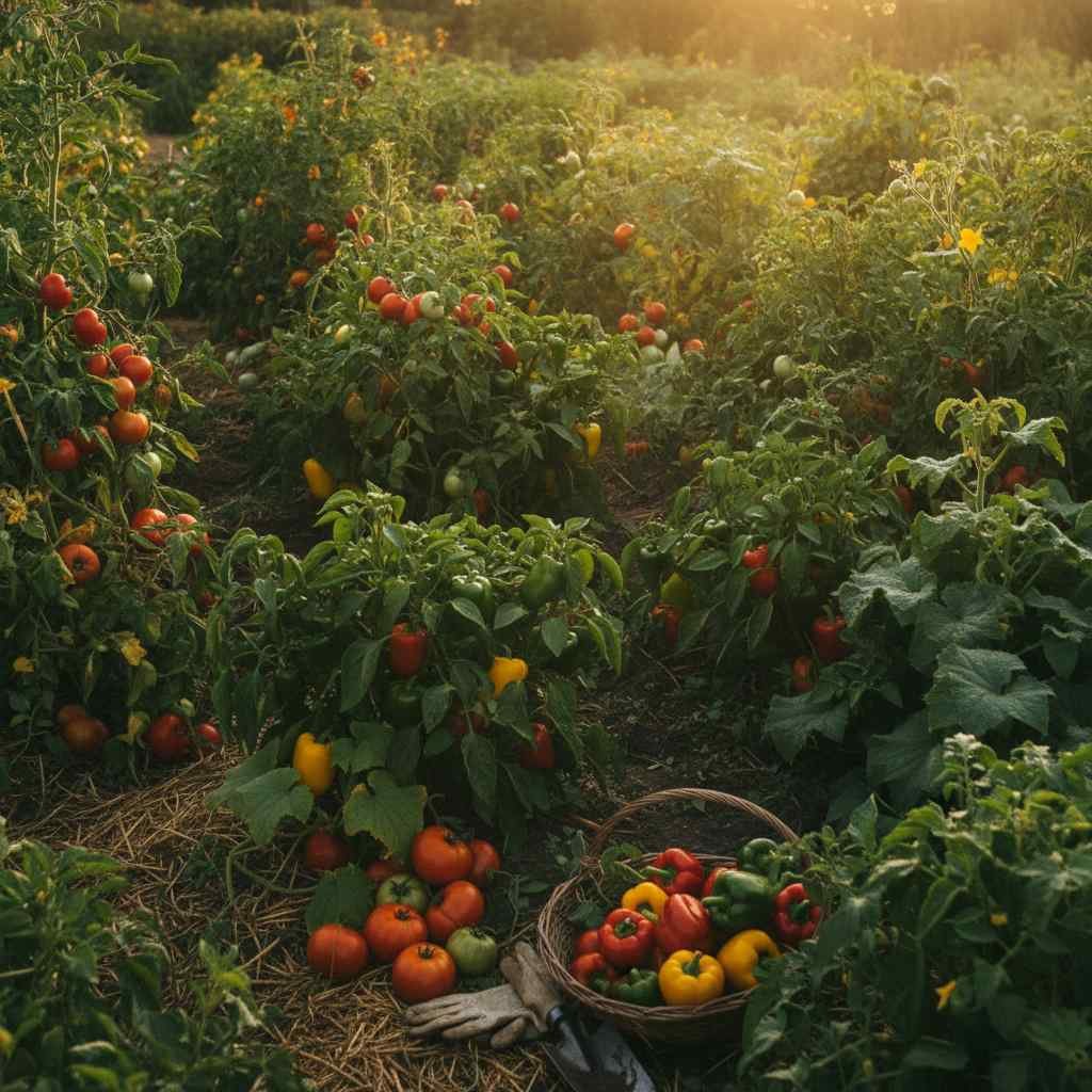 Late Summer Garden Tasks: A thriving late summer vegetable garden