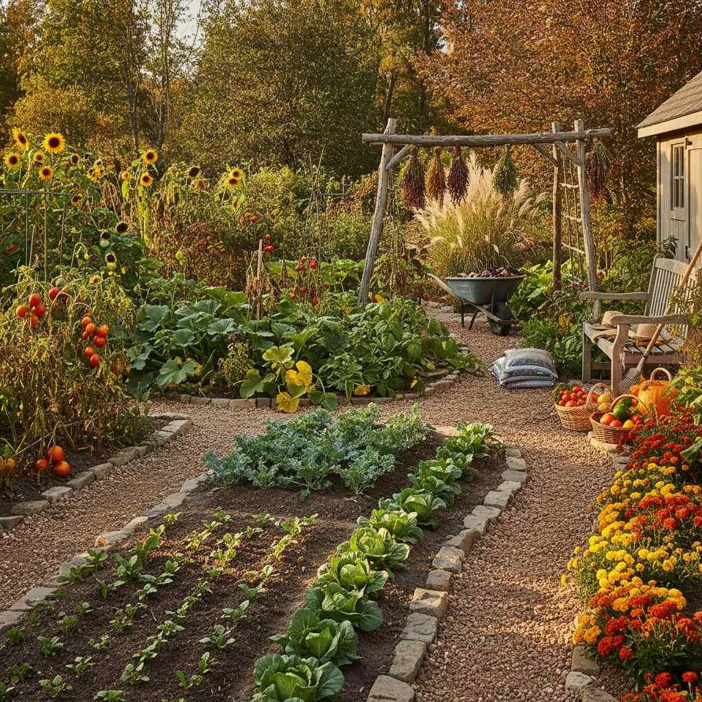 Transition from late summer to early autumn
